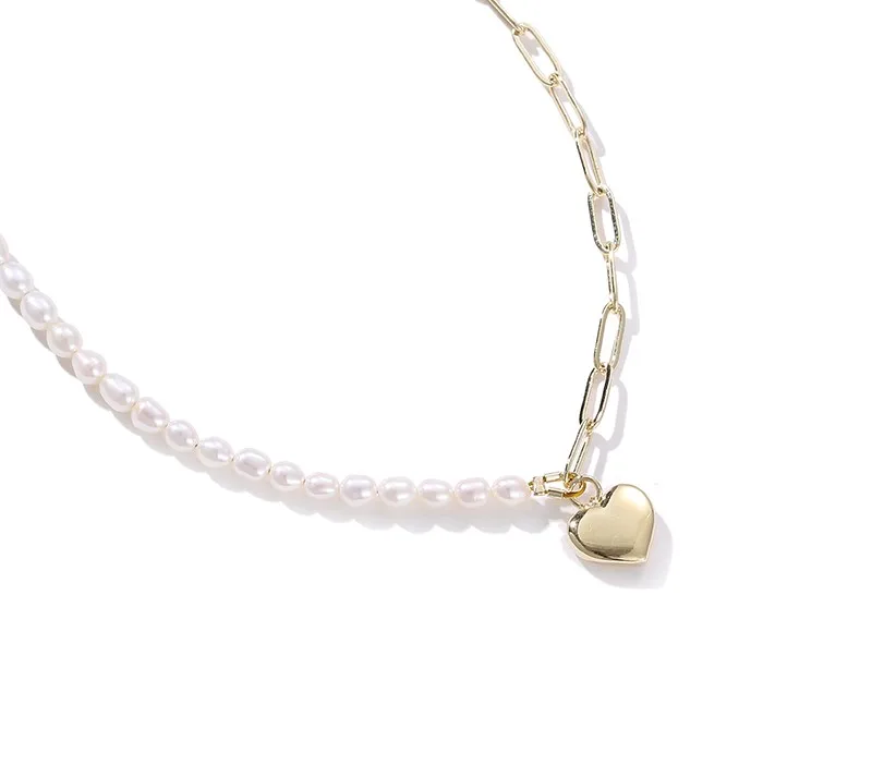 Pearl Necklace For Women Jewelry Simple Collarbone Chain Love Heart Pendant Necklace 2024 New Sweater Chain
Pearl Necklace For Women Jewelry Simple Collarbone Chain Love Heart Pendant Necklace 2024 New Sweater Chain