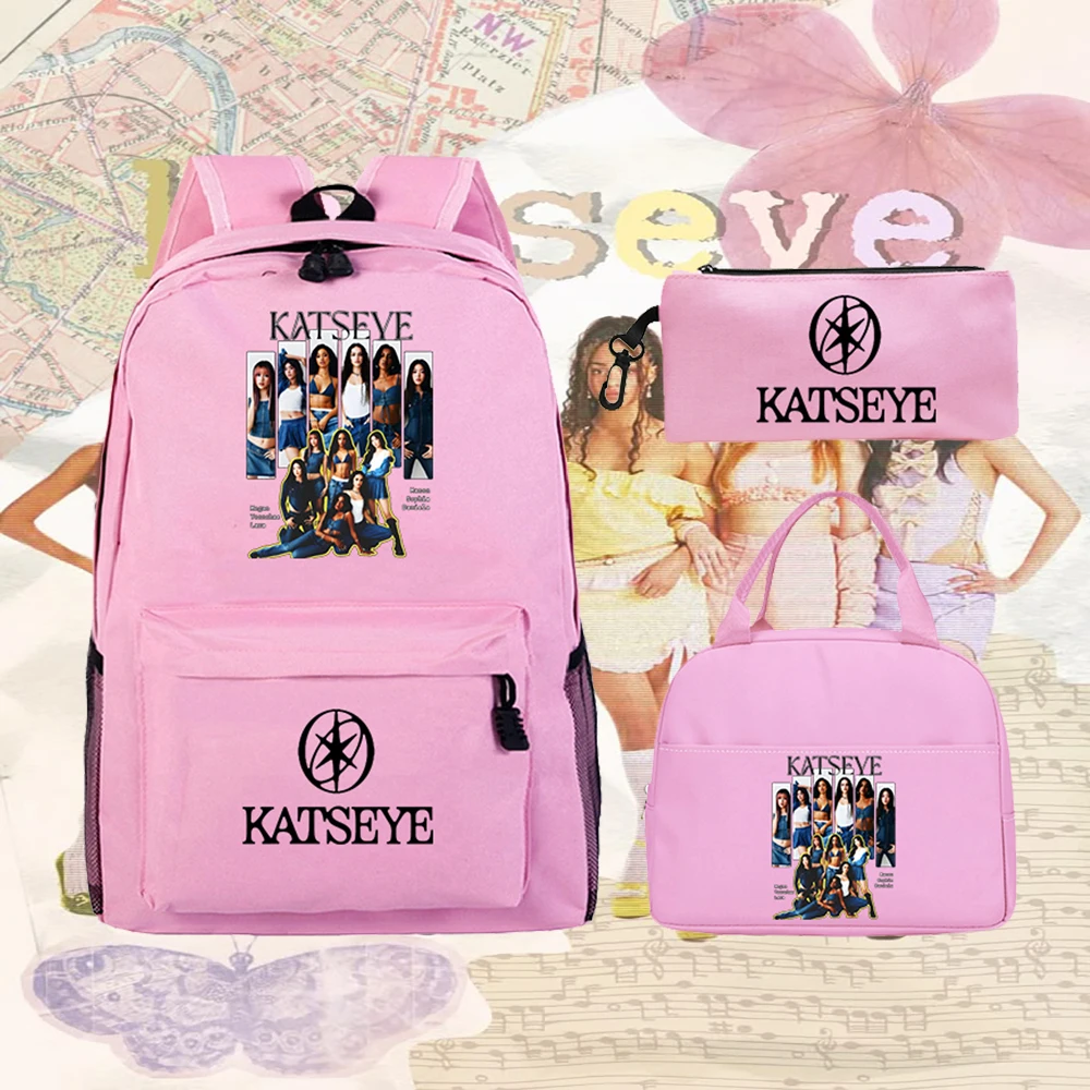 Fashion Katseye Printed School Bags 3pcs Set Primary Bookbag Students Boys Girl Sport Backpack With Lunch Bag Pencil Case Set
Fashion Katseye Printed School Bags 3pcs Set Primary Bookbag Students Boys Girl Sport Backpack With Lunch Bag Pencil Case Set