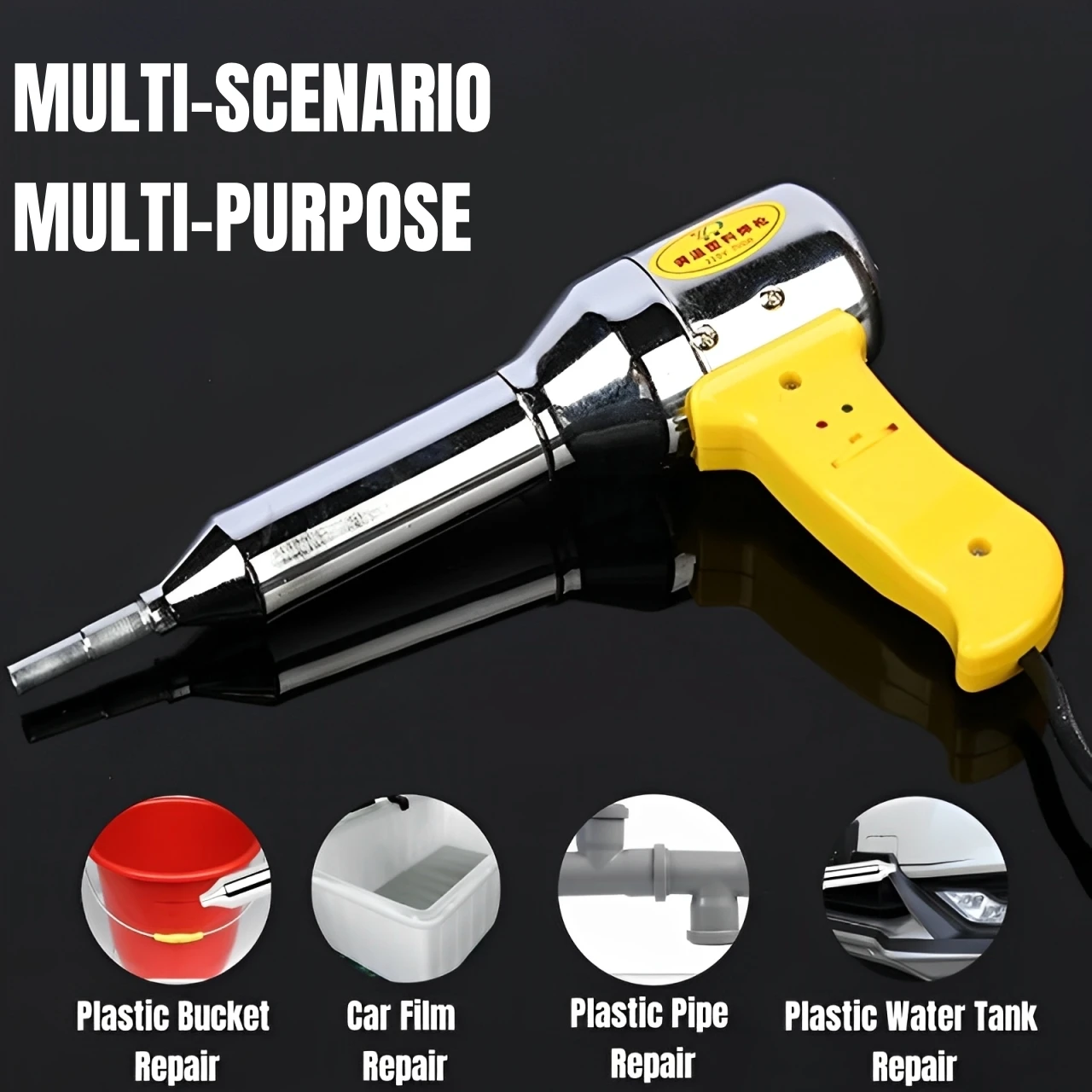700W 220V-240V Adjustable Plastic Welding Torch Machine Heat Air Gun Plastic Hot Air Welding Gun Kit Welder for PE PP PVC
700W 220V-240V Adjustable Plastic Welding Torch Machine Heat Air Gun Plastic Hot Air Welding Gun Kit Welder for PE PP PVC