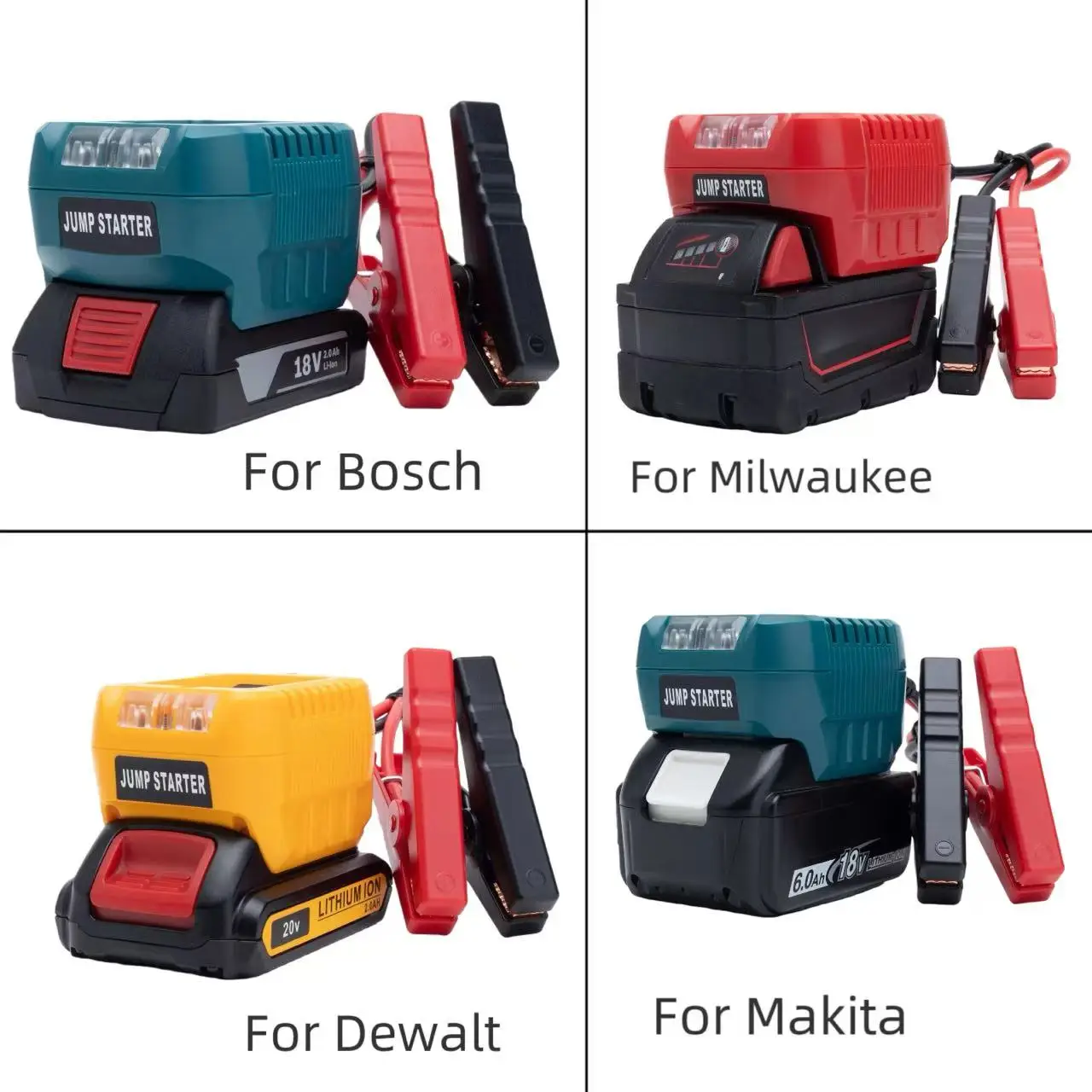 For Bosch For Milwaukee for Makita 18V For Dewalt Drill Performance Battery Portable Jump Car Starter Battery(No Batteries)
For Bosch For Milwaukee for Makita 18V For Dewalt Drill Performance Battery Portable Jump Car Starter Battery(No Batteries)