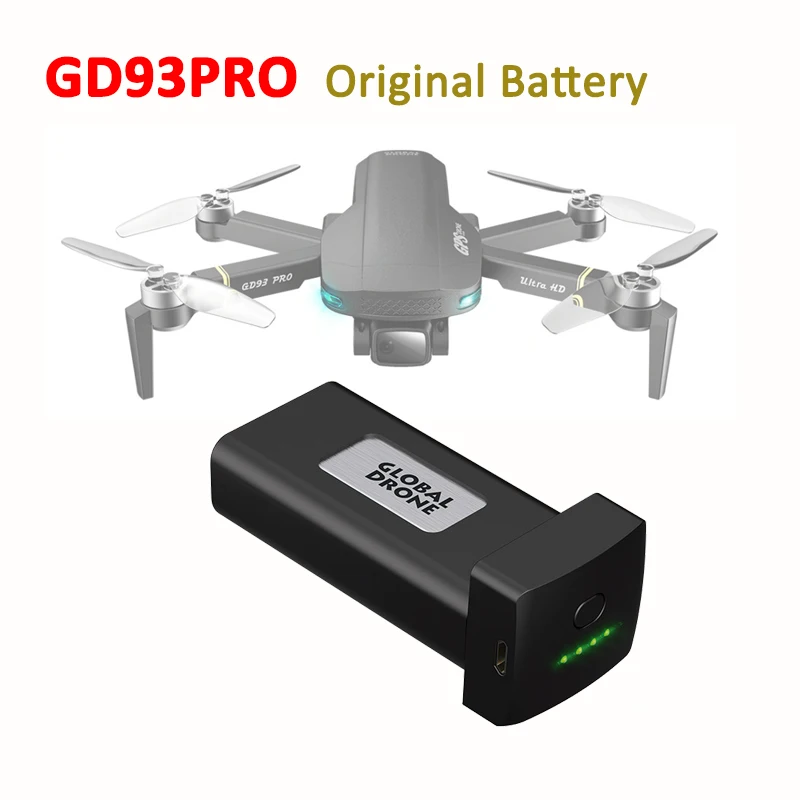 GD93 PRO GPS Drone Original Battery Spare Part RC Helicopter GD93Pro Accessory
GD93 PRO GPS Drone Original Battery Spare Part RC Helicopter GD93Pro Accessory