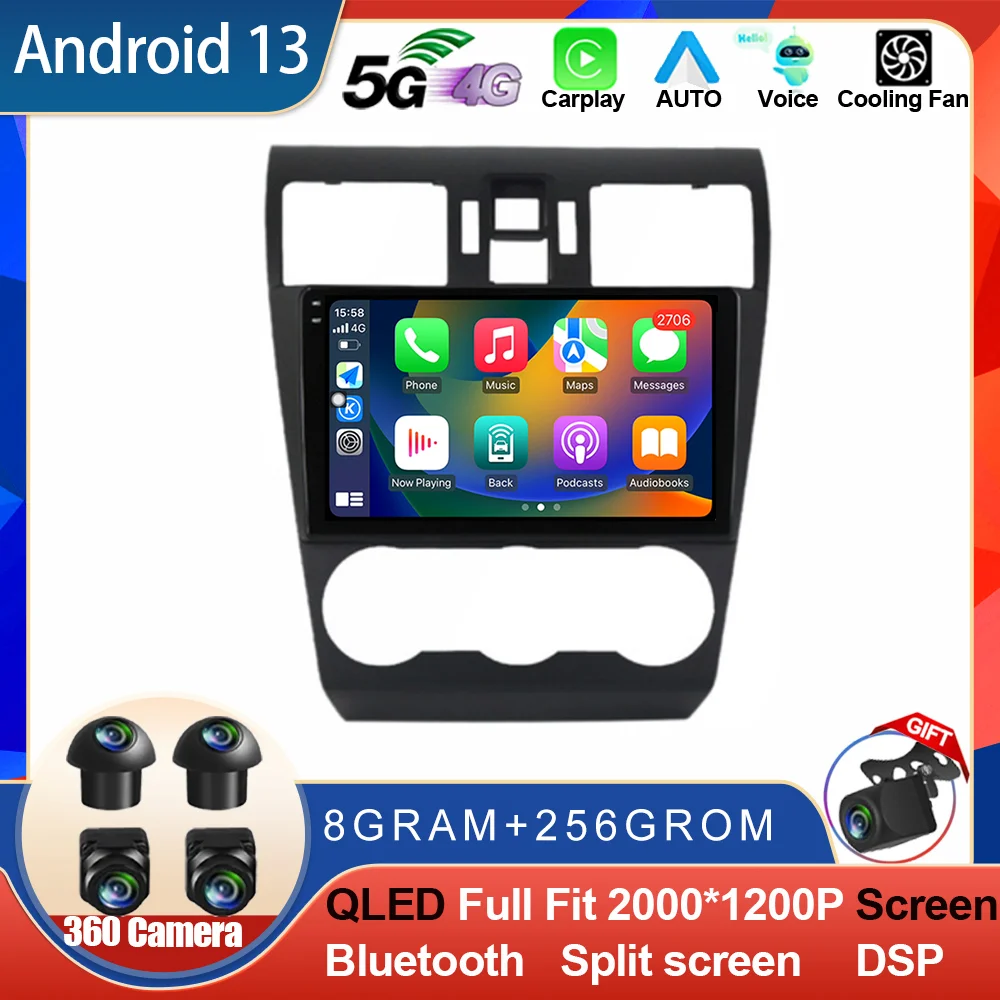 Android 13 For Subaru Forester XV WRX 2012 2013 2014 2015 Car Radio Stereo Video Player WiFi 4G LTE BT Carplay AUTO DSP RDS FM
Android 13 For Subaru Forester XV WRX 2012 2013 2014 2015 Car Radio Stereo Video Player WiFi 4G LTE BT Carplay AUTO DSP RDS FM