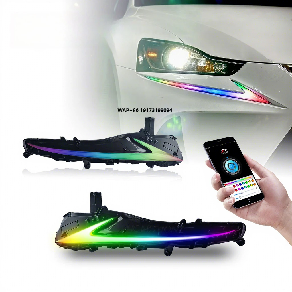 HCMOTIONZ LED DRL for IS250 2013-2016 2017-2020 RGB Day Running Lights Animation IS350 300h f Car Front Fog Lamp Assembly
HCMOTIONZ LED DRL for IS250 2013-2016 2017-2020 RGB Day Running Lights Animation IS350 300h f Car Front Fog Lamp Assembly