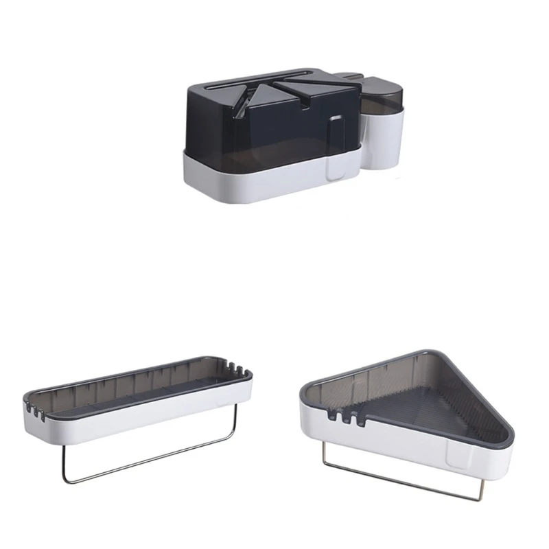 No Drilling Bathroom Shelf Easy Install Towel Hanging Rack Waterproof and Rustproof Storage Stand/Tissue Box for Kitchen
No Drilling Bathroom Shelf Easy Install Towel Hanging Rack Waterproof and Rustproof Storage Stand/Tissue Box for Kitchen