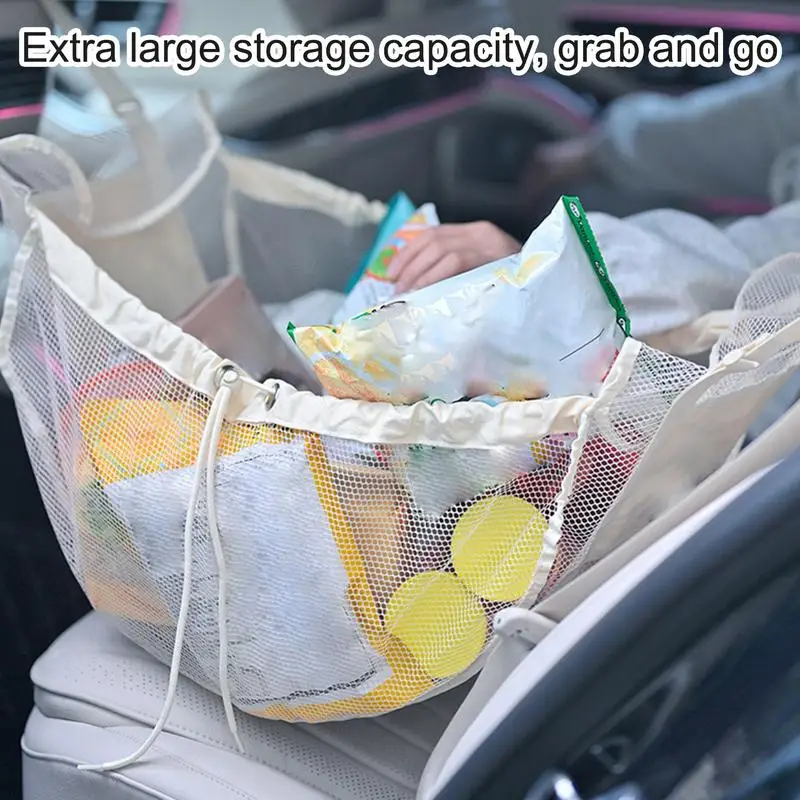 Car Mesh Storage Bag Canvas Car Seat Organizer Large Capacity Portable & Foldable Shopping Shoulder Bag drop shipping
Car Mesh Storage Bag Canvas Car Seat Organizer Large Capacity Portable & Foldable Shopping Shoulder Bag drop shipping