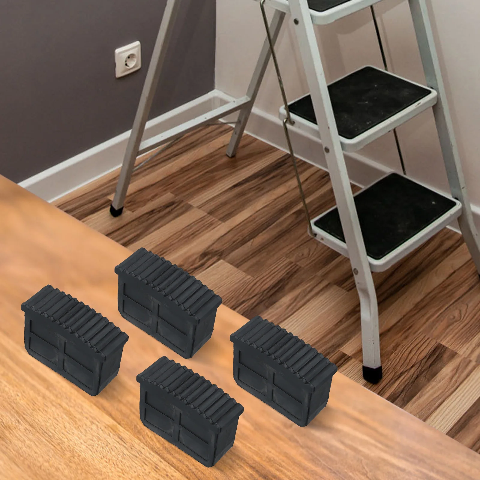 4 Pcs Step Ladder Leg Protective Cover Pads Foot Cover Leg Protector Accessories Feet Mat Non-slip Rubber
4 Pcs Step Ladder Leg Protective Cover Pads Foot Cover Leg Protector Accessories Feet Mat Non-slip Rubber