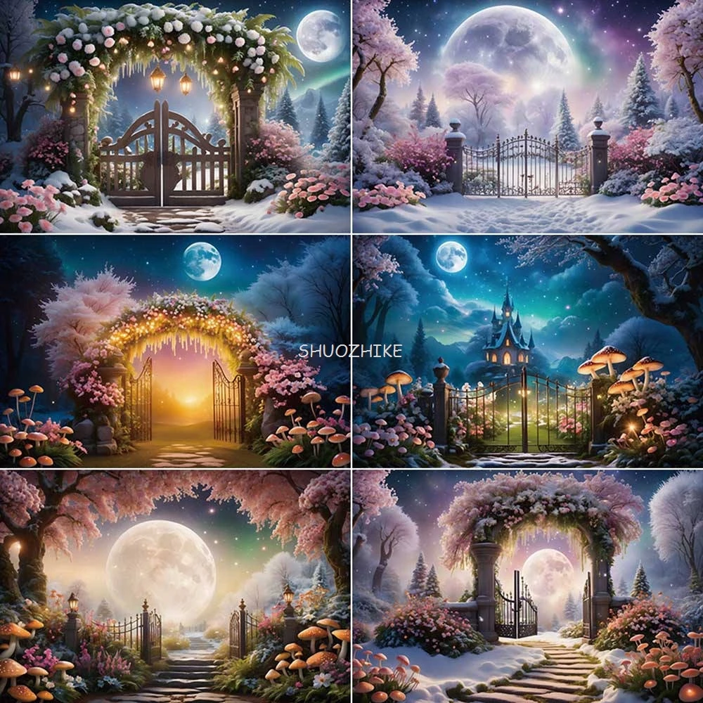 Snow Winter Fairy Birthday Photography Backdrop Children Enchanted Garden Party Background Custom Photo Studio Back Drop
Snow Winter Fairy Birthday Photography Backdrop Children Enchanted Garden Party Background Custom Photo Studio Back Drop
