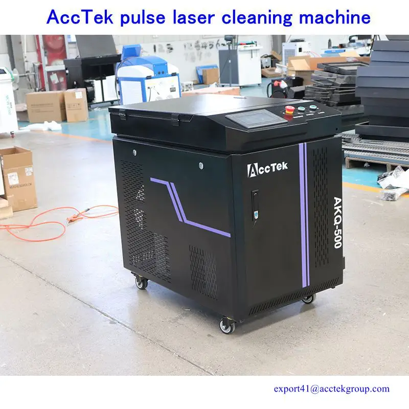 500W 1000W Pulsed Laser Cleaning Machine For Wood Paint Stone Metal Laser Cleaner AKQ-500
500W 1000W Pulsed Laser Cleaning Machine For Wood Paint Stone Metal Laser Cleaner AKQ-500