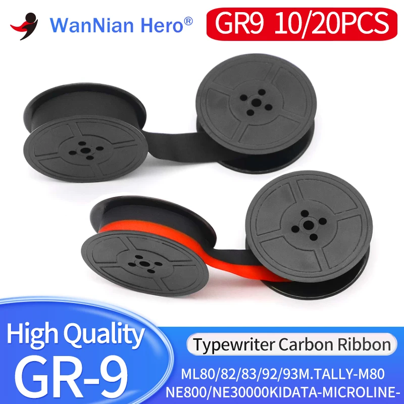 10pcs/20pcs Compatible GR9 GR-9 Ribbon Typewriter Ribbon NE800/NE30000KIDATA-MICROLINE-ML80/82/83/92/93M TEC-EPS600/MA-1100
10pcs/20pcs Compatible GR9 GR-9 Ribbon Typewriter Ribbon NE800/NE30000KIDATA-MICROLINE-ML80/82/83/92/93M TEC-EPS600/MA-1100