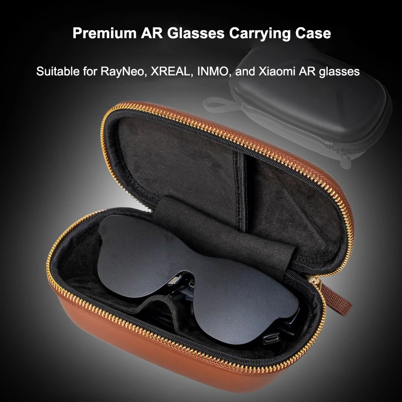Hard EVA Carrying Case for AR Glasses for RayNeo for XREAL for INMO for Xiaomi Portable Shockproof Bag with Removable Divider
Hard EVA Carrying Case for AR Glasses for RayNeo for XREAL for INMO for Xiaomi Portable Shockproof Bag with Removable Divider