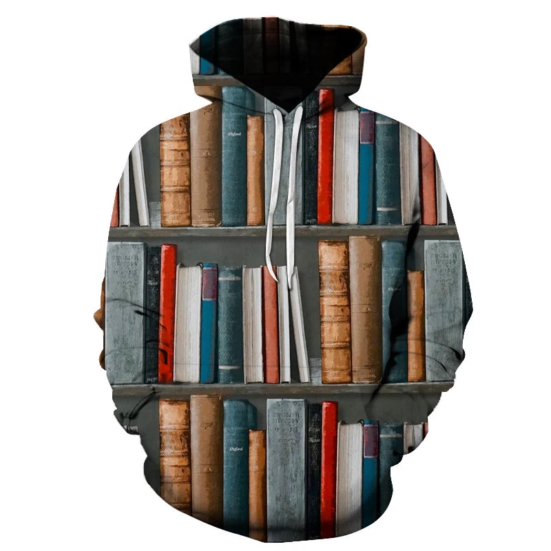 bookshelf 3D Printed Sweatshirts autumn/winter long-sleeve Hoodies Men/Women Streetwear harajuku Hoodie oversize Tracksuit Tops
bookshelf 3D Printed Sweatshirts autumn/winter long-sleeve Hoodies Men/Women Streetwear harajuku Hoodie oversize Tracksuit Tops