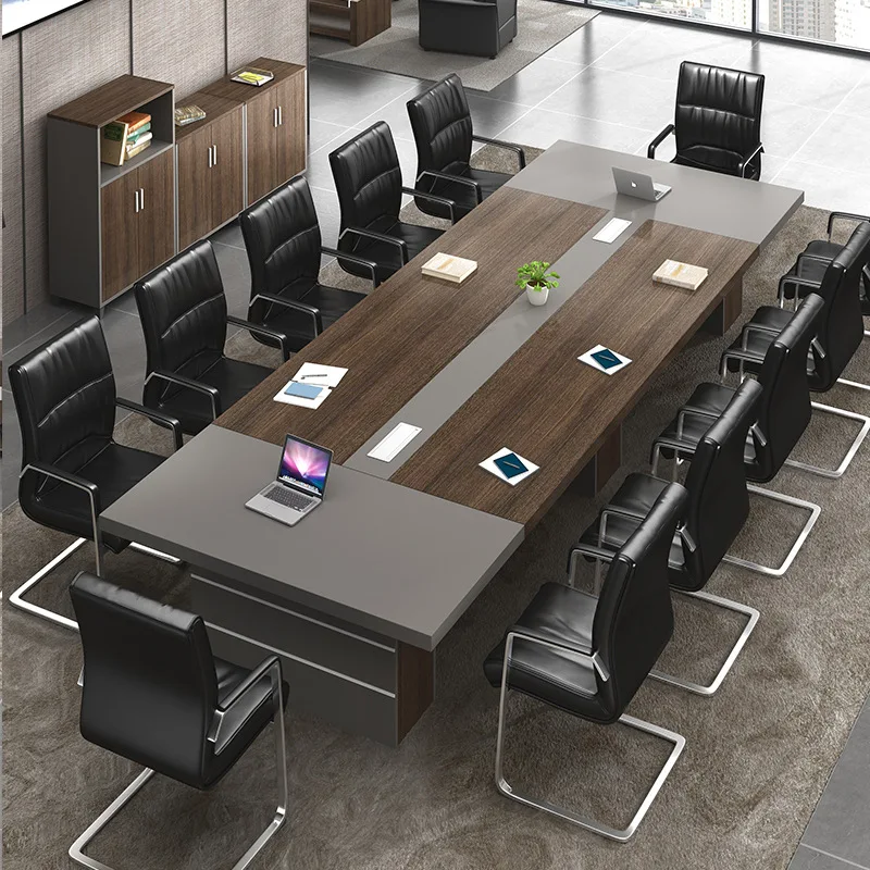 Large Modern Rectangular Office Furniture Simple Conference Table Chair Combination Negotiation Conference Room
Large Modern Rectangular Office Furniture Simple Conference Table Chair Combination Negotiation Conference Room