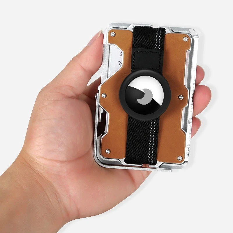 Aluminum Alloy Magnetic Wallet Card Case Compatible with MagSafe Multi Function Phone Stand Grip RFID Magnet Card for iPhone
Aluminum Alloy Magnetic Wallet Card Case Compatible with MagSafe Multi Function Phone Stand Grip RFID Magnet Card for iPhone