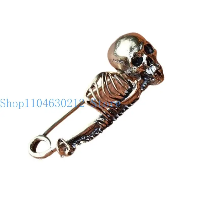 652F Steampunk Brooch Pin Metal Skull Hair Clip Masquerades Party Brooches Jewellery
652F Steampunk Brooch Pin Metal Skull Hair Clip Masquerades Party Brooches Jewellery