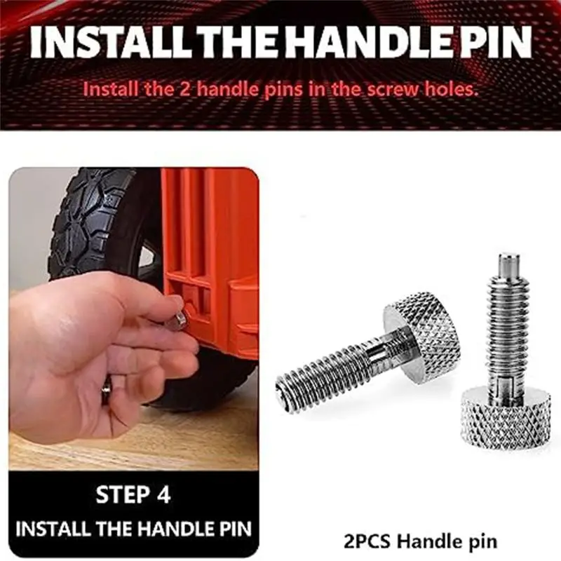 Y17A Quick Release Handle Pins Kit for Rolling Toolbox Fit for Milwaukee Packout Accessories 2 Packs
Y17A Quick Release Handle Pins Kit for Rolling Toolbox Fit for Milwaukee Packout Accessories 2 Packs
