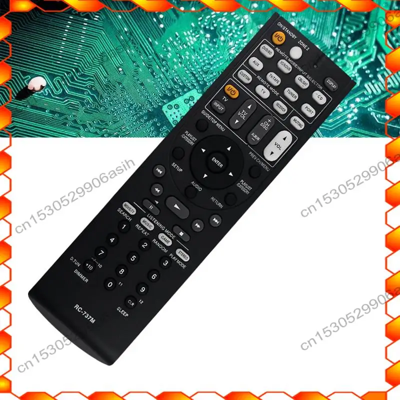 -AT52 1 Pieces Replace RC-737M Remote Control AV Receiver Remote Control For Onkyo Black
-AT52 1 Pieces Replace RC-737M Remote Control AV Receiver Remote Control For Onkyo Black