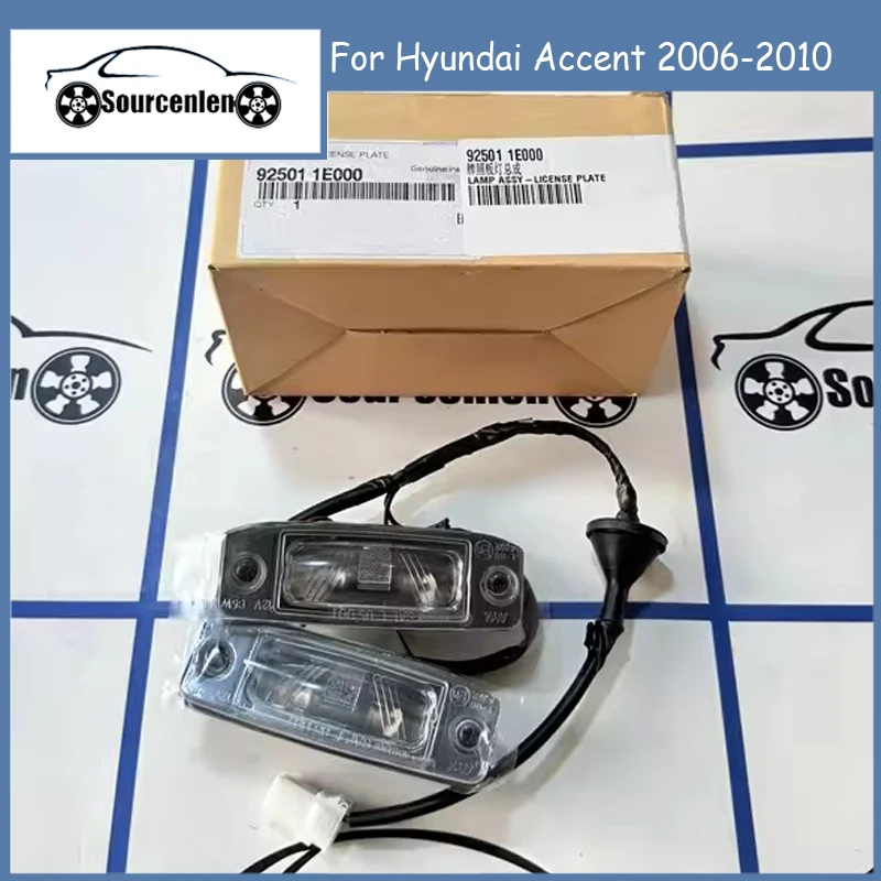 OEM License Plate Modules Lamp Assembly For Hyundai Accent 2006-2010 Car Rear License Plate Lamp 925011E000 92501-1E000
OEM License Plate Modules Lamp Assembly For Hyundai Accent 2006-2010 Car Rear License Plate Lamp 925011E000 92501-1E000