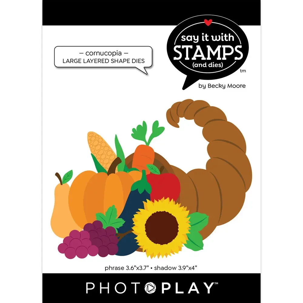 August 2023 New Cornucopia Foods Thanksgiving Cutting Dies Set Scrapbooking Paper Making Frames Card Craft no Clear Stamps
August 2023 New Cornucopia Foods Thanksgiving Cutting Dies Set Scrapbooking Paper Making Frames Card Craft no Clear Stamps