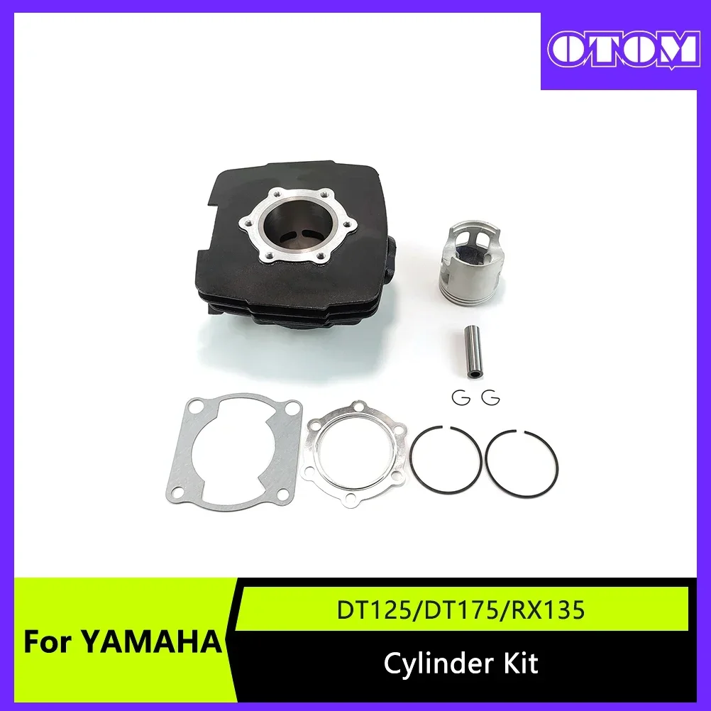 Motorcycle Engine Cylinder Kit Cylinder Block Gasket Piston Ring Pin For YAMAHA DT125 DT175 RX135 RXK135 RX-KING135 Dirt Bikes
Motorcycle Engine Cylinder Kit Cylinder Block Gasket Piston Ring Pin For YAMAHA DT125 DT175 RX135 RXK135 RX-KING135 Dirt Bikes