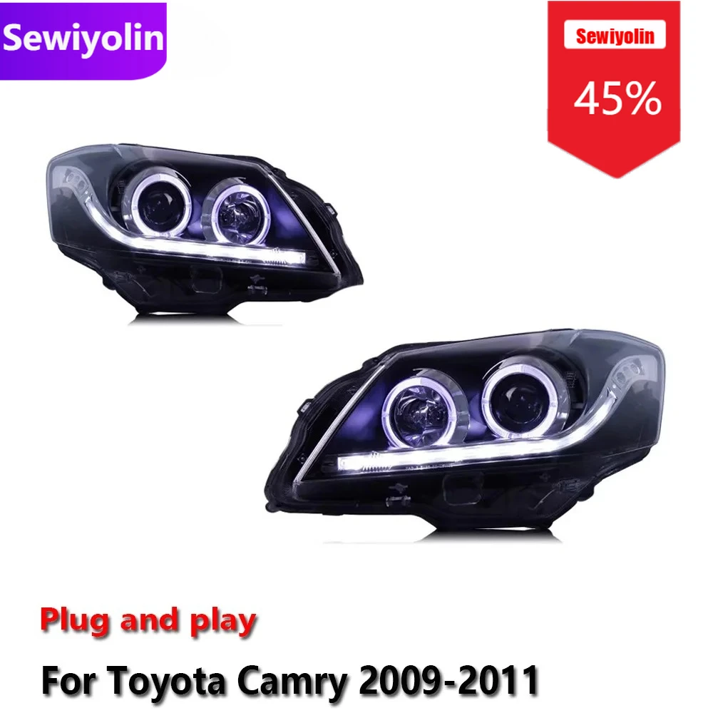 Car DRL LED Headlight Assemblies For Toyota Camry 2009-2011 Fog DRL Brake Turn Signal Lamp Plug And Play
Car DRL LED Headlight Assemblies For Toyota Camry 2009-2011 Fog DRL Brake Turn Signal Lamp Plug And Play
