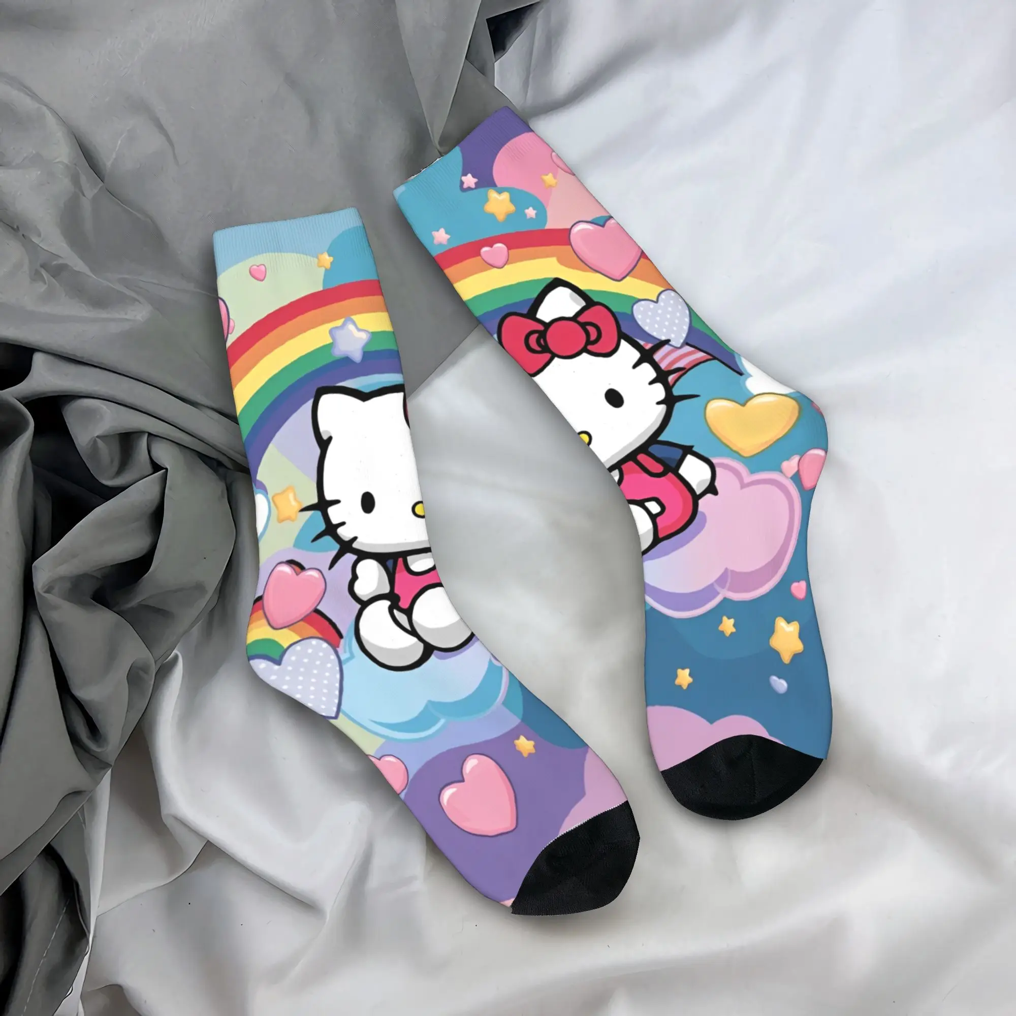Счастливые забавные мужские носки в стиле хип-хоп, милые носки «Hello Kitty», женские носки высокого качества с героями мультфильмов, весна-лето, осень-зима
Счастливые забавные мужские носки в стиле хип-хоп, милые носки «Hello Kitty», женские носки высокого качества с героями мультфильмов, весна-лето, осень-зима