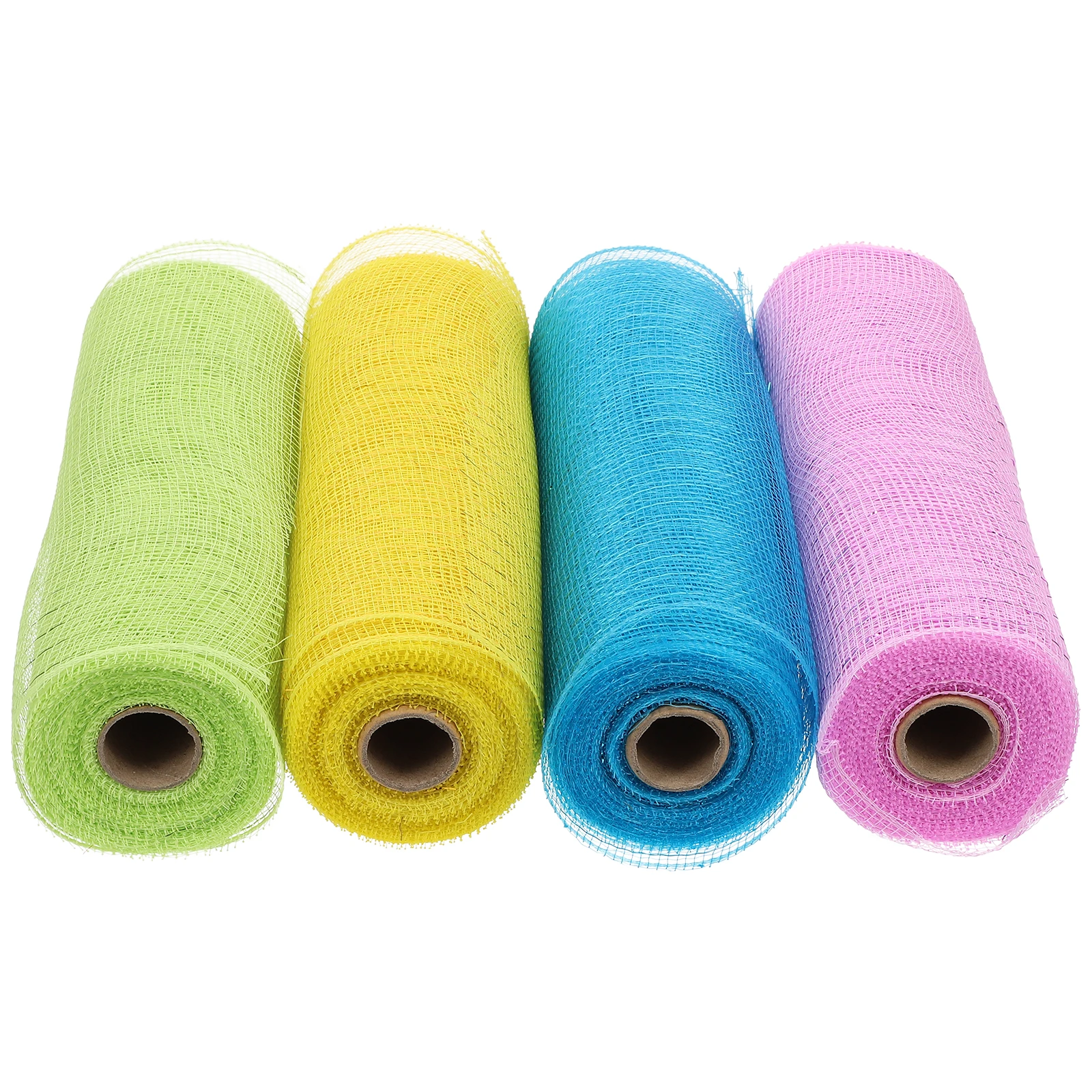 Poly Mesh Ribbons 4 Rolls Durable PP Wreath Making Ribbon Christmas Easter DIY Crafts Home Decor Gift Wrapping
Poly Mesh Ribbons 4 Rolls Durable PP Wreath Making Ribbon Christmas Easter DIY Crafts Home Decor Gift Wrapping