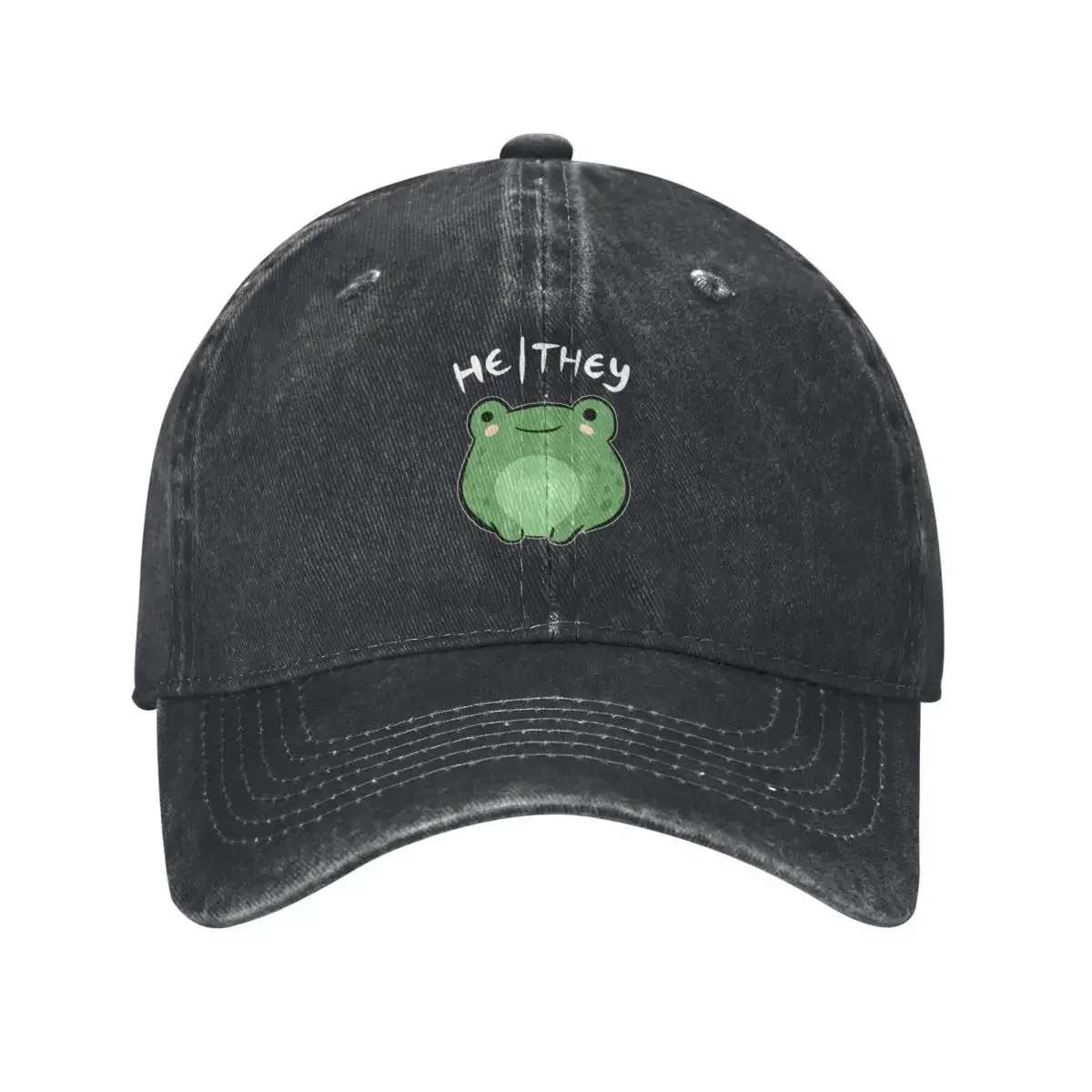 He / They Pronoun Frog - Cute Nonbinary Queer Aesthetic - Kawaii Demigirl Demiboy Frogge Gift - Transgender Lgtb Lg Baseball Cap
He / They Pronoun Frog - Cute Nonbinary Queer Aesthetic - Kawaii Demigirl Demiboy Frogge Gift - Transgender Lgtb Lg Baseball Cap