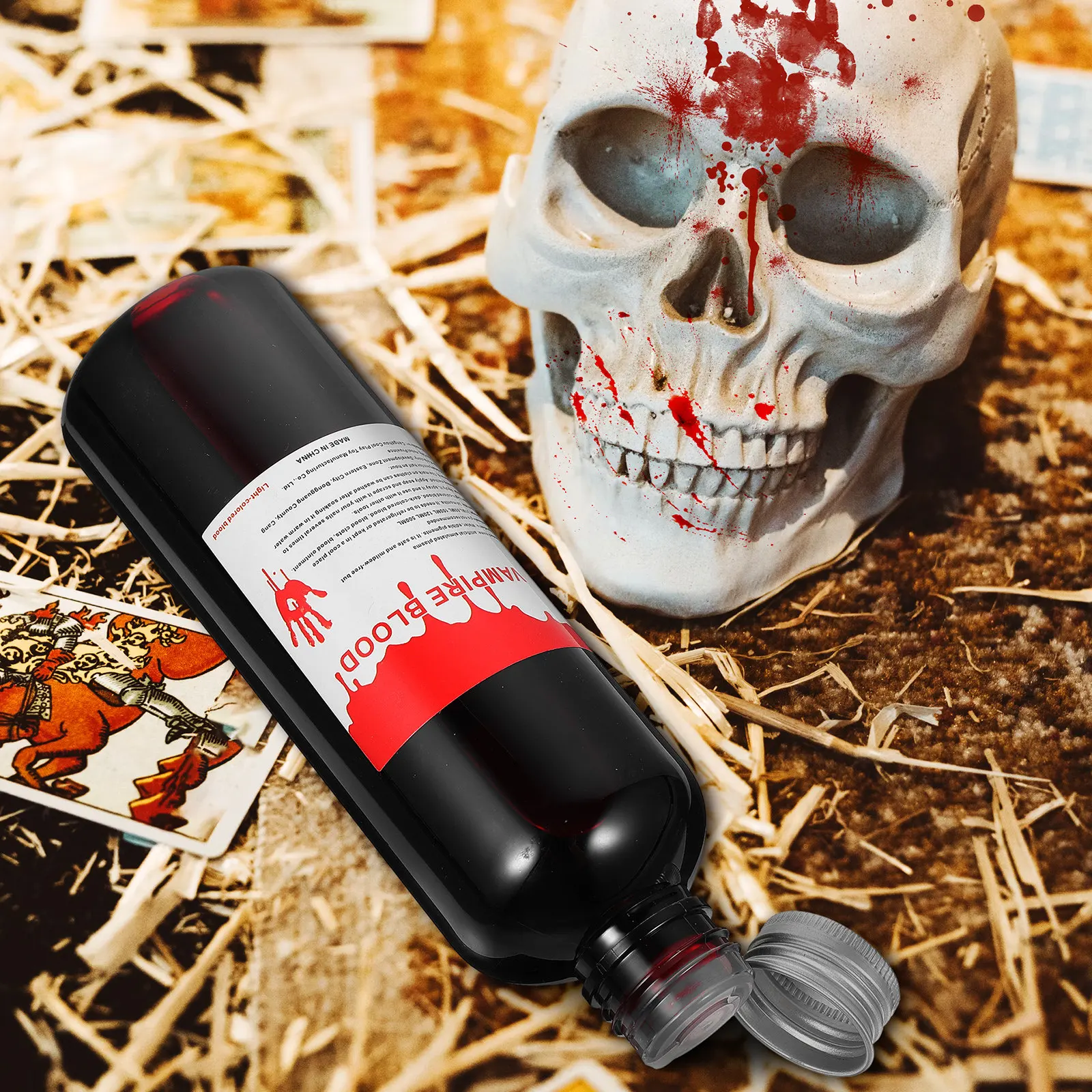 2 Bottles Fake Blood Simulation Safe Halloween Prank Props Realistic Makeup Blood Effects for Party Theater Film Scary Horror
2 Bottles Fake Blood Simulation Safe Halloween Prank Props Realistic Makeup Blood Effects for Party Theater Film Scary Horror