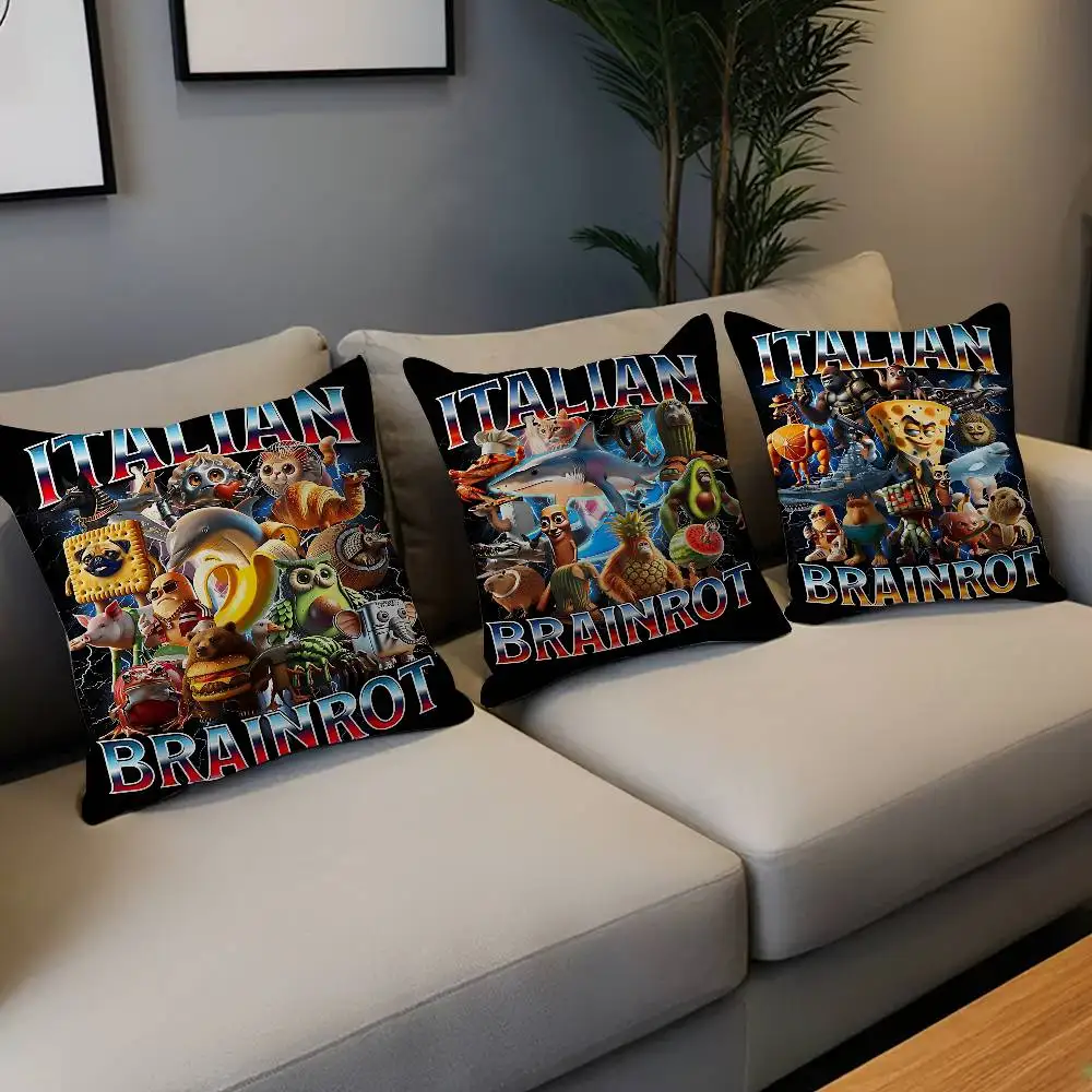 I-ITALIANS B-Brainrot Creative Animal Anime Pillow Gift Home Office Decoration Bedroom Sofa Car Cushion Cover Case 45x45
I-ITALIANS B-Brainrot Creative Animal Anime Pillow Gift Home Office Decoration Bedroom Sofa Car Cushion Cover Case 45x45