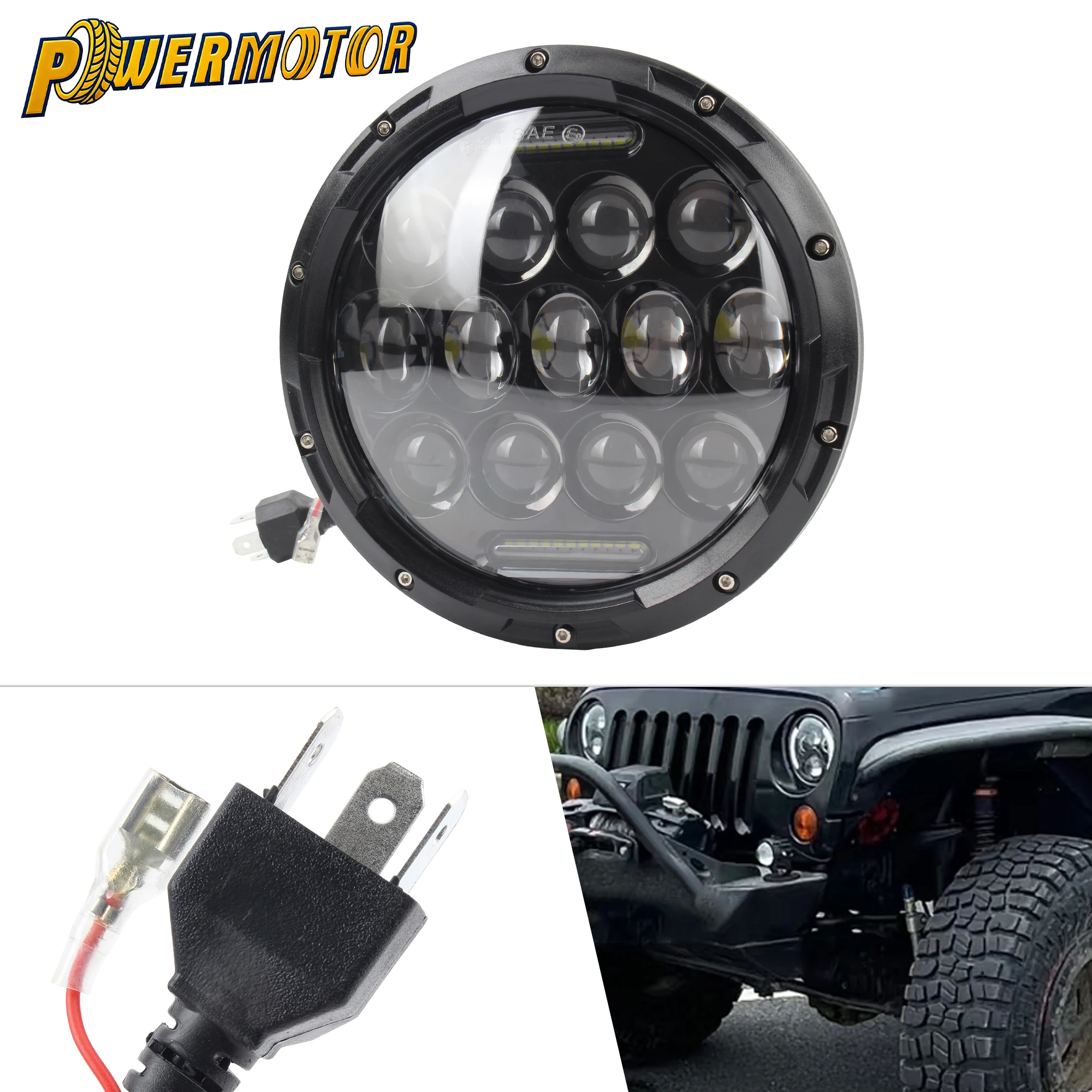 Motorcycle 7 Inch LED Headlight For Harley Touring Ultra Classic Electra Street Glide Road King For JEEP Wrangler Round Headlamp
Motorcycle 7 Inch LED Headlight For Harley Touring Ultra Classic Electra Street Glide Road King For JEEP Wrangler Round Headlamp