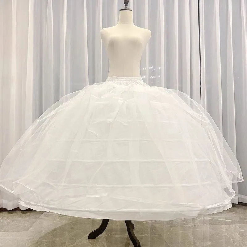 Women's 7 Hoops 2 Tiers Tulle Puffy Crinoline Skirt Petticoats Dress Floor Length Pannier Bustle Wedding Quinceanera Underskirt
Women's 7 Hoops 2 Tiers Tulle Puffy Crinoline Skirt Petticoats Dress Floor Length Pannier Bustle Wedding Quinceanera Underskirt