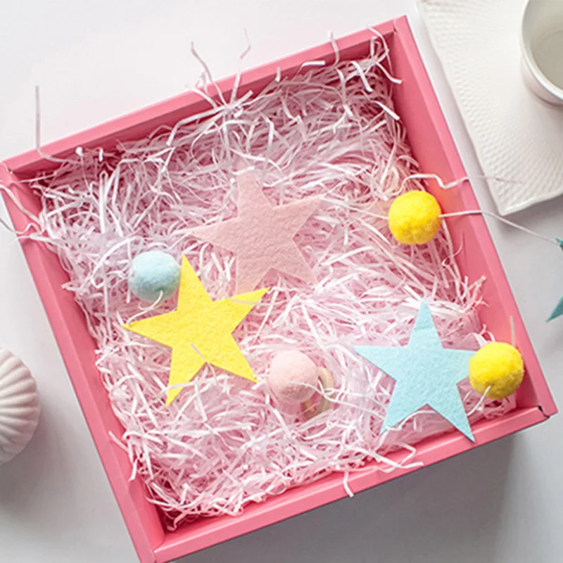 100g colorful shredded paper strips, perfect gift box filling, high-quality birthday and wedding party decorations, bright color
100g colorful shredded paper strips, perfect gift box filling, high-quality birthday and wedding party decorations, bright color
