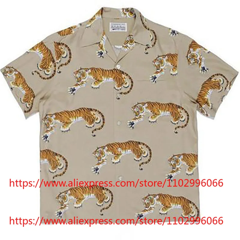 Hot New Men's WACKO MARIA All-Over Tiger Print Short Sleeve Premium Hawaiian Button Up Shirt Quick Deliver
Hot New Men's WACKO MARIA All-Over Tiger Print Short Sleeve Premium Hawaiian Button Up Shirt Quick Deliver