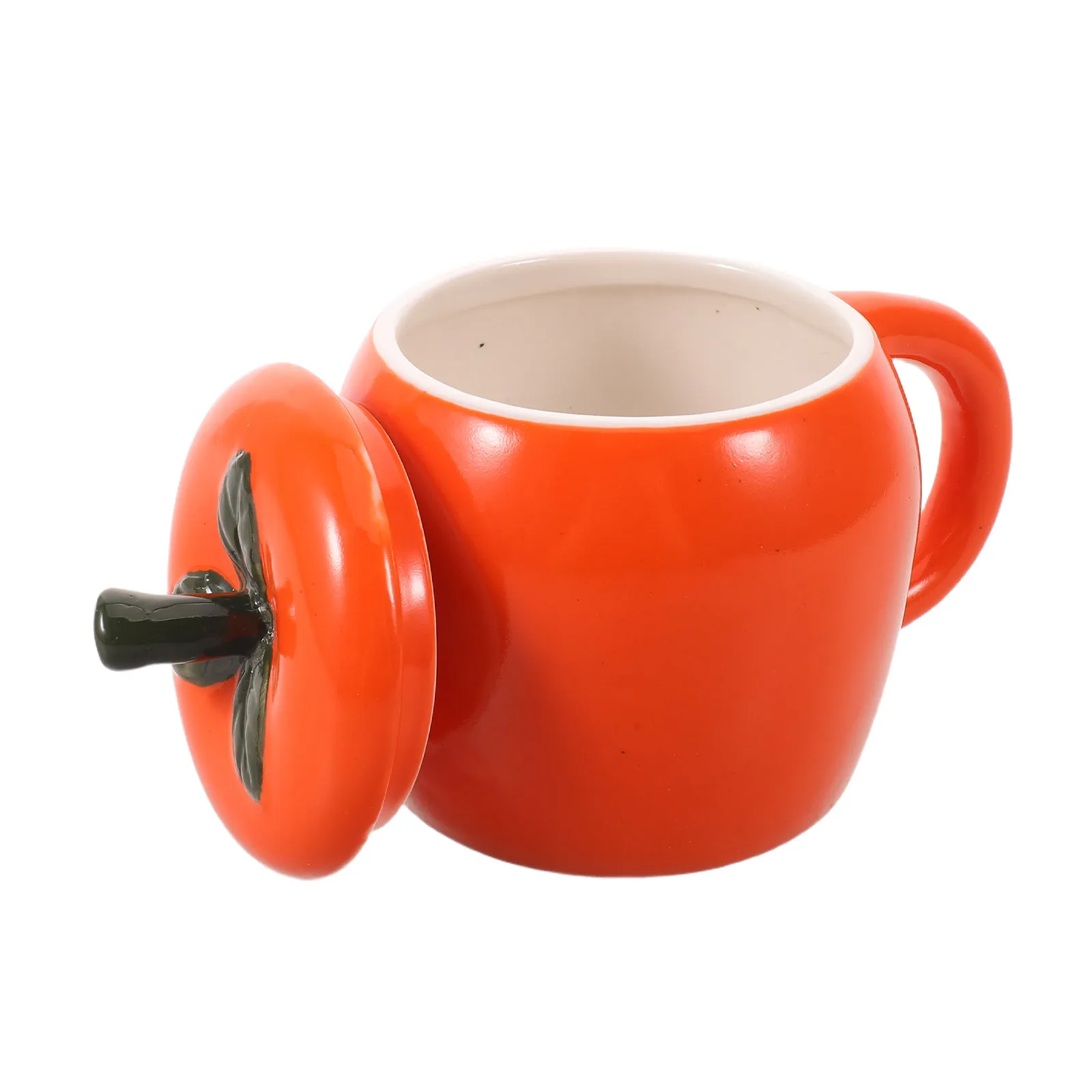 Ceramic Tomato-Shaped Coffee Mug with Lid Yellow Creative Office Drinkware Cute Tea Cup Hot Chocolate Latte Mug
Ceramic Tomato-Shaped Coffee Mug with Lid Yellow Creative Office Drinkware Cute Tea Cup Hot Chocolate Latte Mug