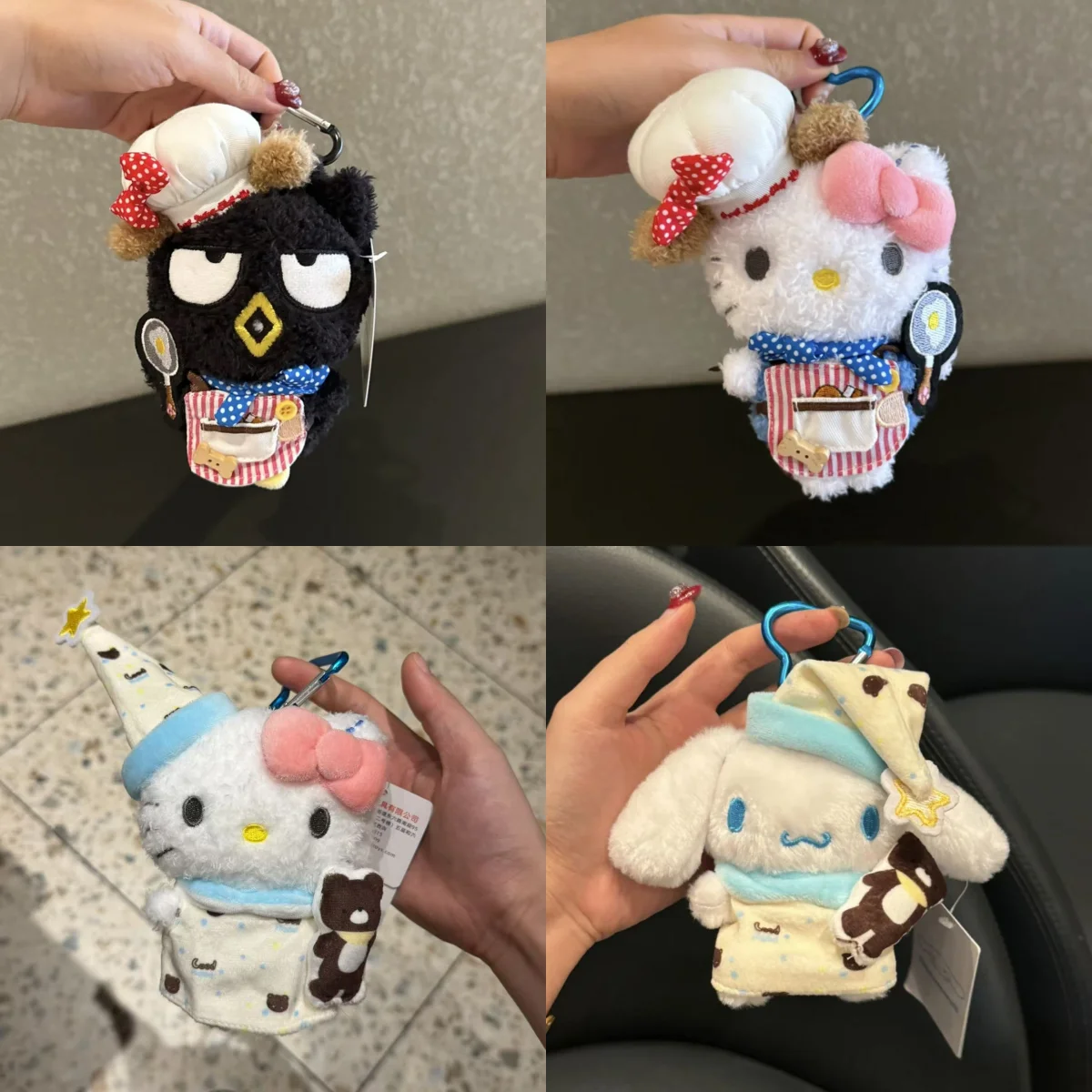 Плюшевая игрушка-подвеска Sanrio HelloKitty Cinnamoroll Badtz-Maru, аксессуар для сумки, милый плюшевый брелок-кукла в виде кошки и пингвина, подарок для детей
Плюшевая игрушка-подвеска Sanrio HelloKitty Cinnamoroll Badtz-Maru, аксессуар для сумки, милый плюшевый брелок-кукла в виде кошки и пингвина, подарок для детей