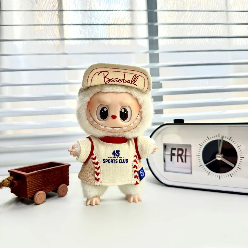 For Labubu Baseball Suit Set 15-17 Cm Doll Doll Doll Outfit Fashionable Baseball Suit New Hat Clothes Surprise Accessories
For Labubu Baseball Suit Set 15-17 Cm Doll Doll Doll Outfit Fashionable Baseball Suit New Hat Clothes Surprise Accessories