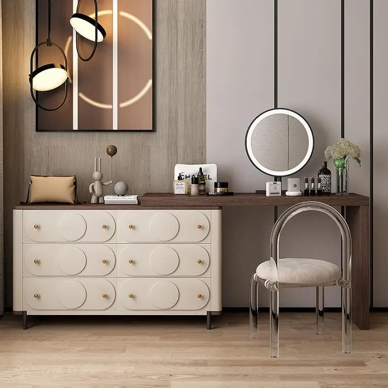 Desk Makeup Vanity Table Bedroom Drawers Mirror Modern Women Study Cabinet Dressing Table Wood Girl Penteadeira Home Furniture
Desk Makeup Vanity Table Bedroom Drawers Mirror Modern Women Study Cabinet Dressing Table Wood Girl Penteadeira Home Furniture