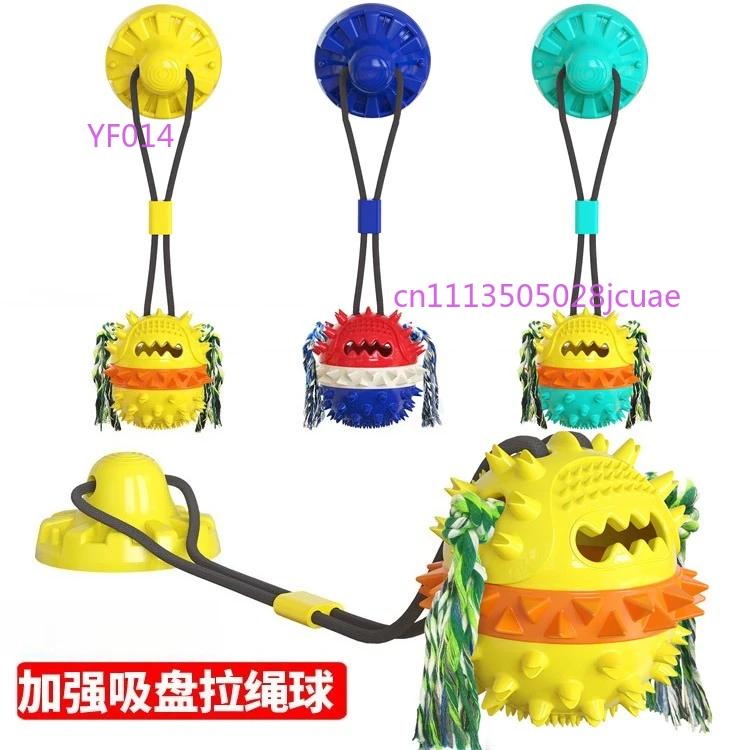 Powerful Suction Cup Sound Ball Dog Toy, Bite Resistant Teeth Grinding Interactive Pet Chewing Supplies for Daily Use
Powerful Suction Cup Sound Ball Dog Toy, Bite Resistant Teeth Grinding Interactive Pet Chewing Supplies for Daily Use