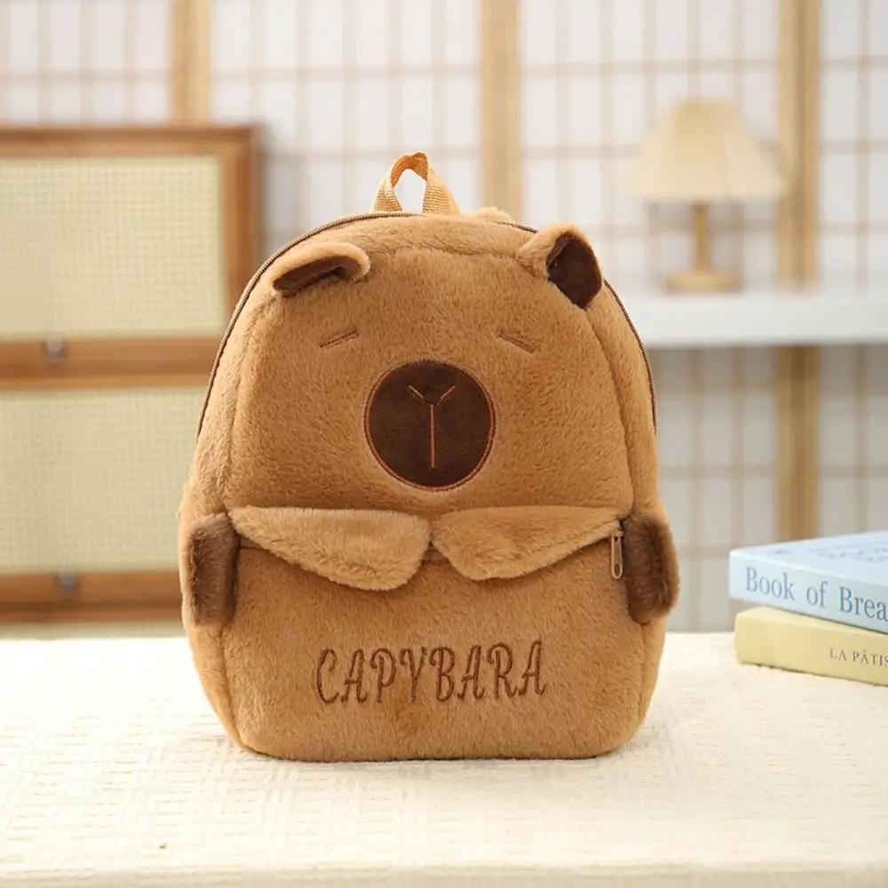 Soft Adjustable Straps Capybara Plush Backpack PP Cotton Korean Style Cartoon School Bag Brown Furry Students Book Bag Boys
Soft Adjustable Straps Capybara Plush Backpack PP Cotton Korean Style Cartoon School Bag Brown Furry Students Book Bag Boys