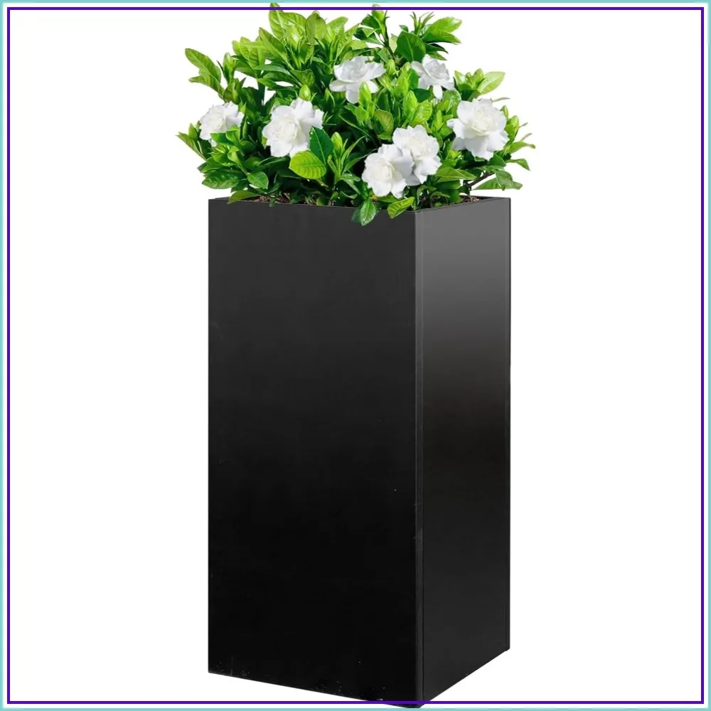 14x14x30 Inch Tall Metal Planter Box for Outdoor Plants, Steel Spliced Planter with Removable Insert for Garden, Patio, Indoor Use
14x14x30 Inch Tall Metal Planter Box for Outdoor Plants, Steel Spliced Planter with Removable Insert for Garden, Patio, Indoor Use