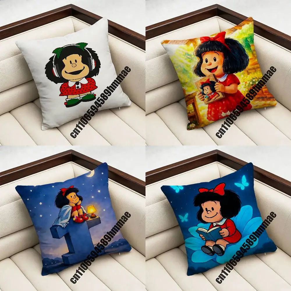 For Cartoon Girl M-Mafalda Throw Pillow Case Sham 45x45cm 40x40cm Square Car Pillowcase Pad Cushion Cover
For Cartoon Girl M-Mafalda Throw Pillow Case Sham 45x45cm 40x40cm Square Car Pillowcase Pad Cushion Cover
