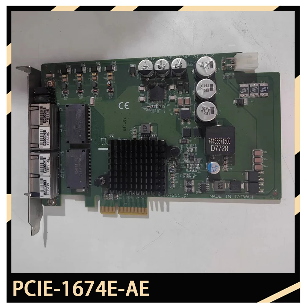 Сетевая карта PCIE-1674E-AE с 4 портами Gigabit PoE
Сетевая карта PCIE-1674E-AE с 4 портами Gigabit PoE