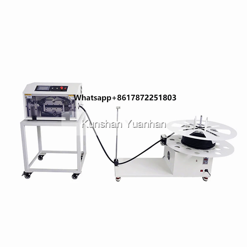 YH-FGQG01 Automatic Convoluted Pipe Cutting Machine + Tube Feeding Machine
YH-FGQG01 Automatic Convoluted Pipe Cutting Machine + Tube Feeding Machine
