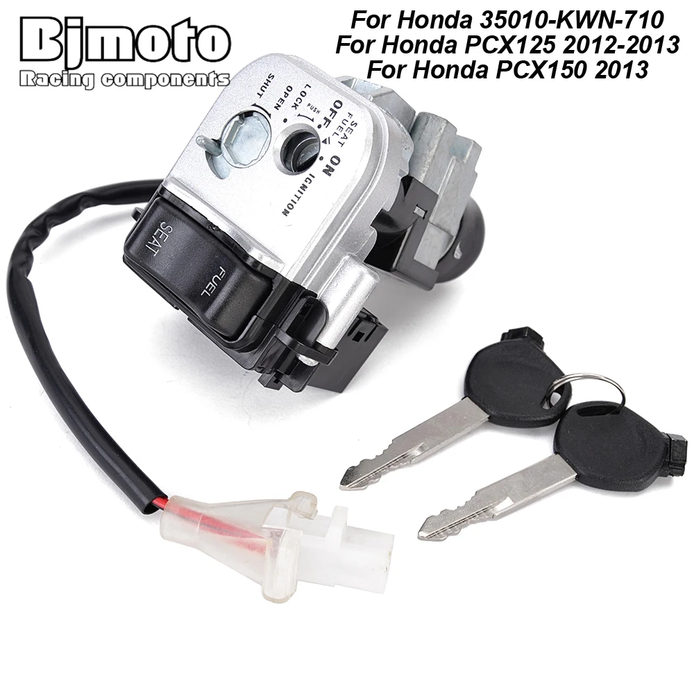 35010-KWN-710 Motorcycle Fuel Gas Cap Ignition Switch Seat Lock with Key Kit For Honda PCX125 2012-2013 PCX150 13
35010-KWN-710 Motorcycle Fuel Gas Cap Ignition Switch Seat Lock with Key Kit For Honda PCX125 2012-2013 PCX150 13
