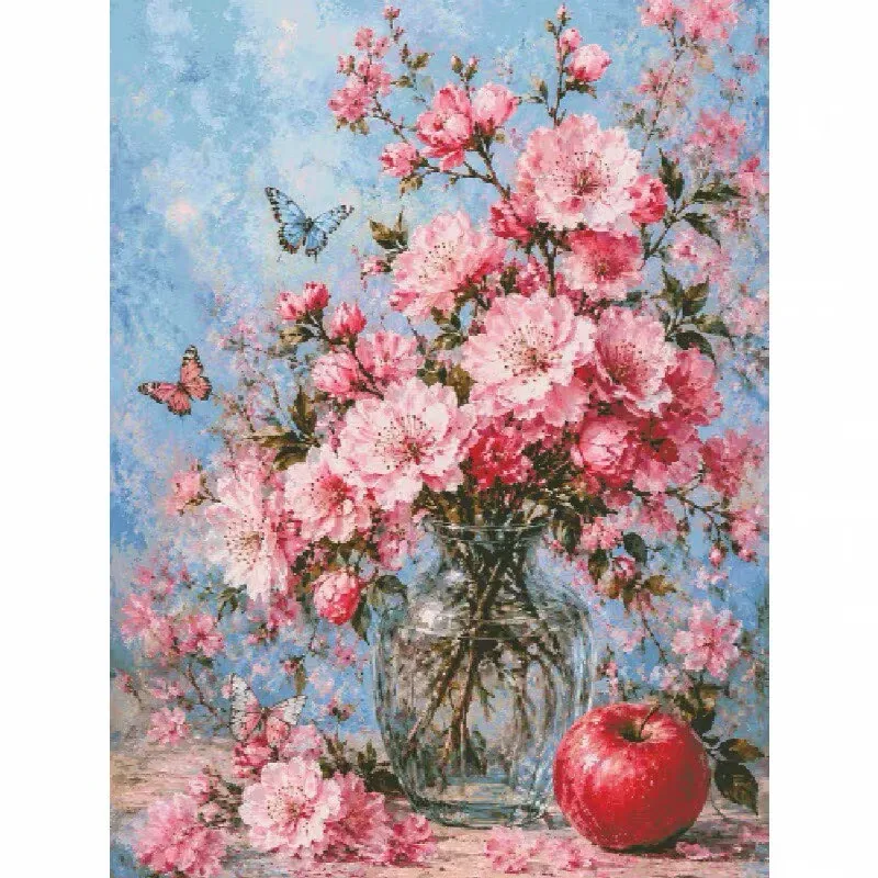 ZZ8674 - Butterflies and Spring Blossoms 14CT 16CT 18CT Stamped Canvas Cross Stitch DIY Set Needlework Embroidery 112 Colors
ZZ8674 - Butterflies and Spring Blossoms 14CT 16CT 18CT Stamped Canvas Cross Stitch DIY Set Needlework Embroidery 112 Colors