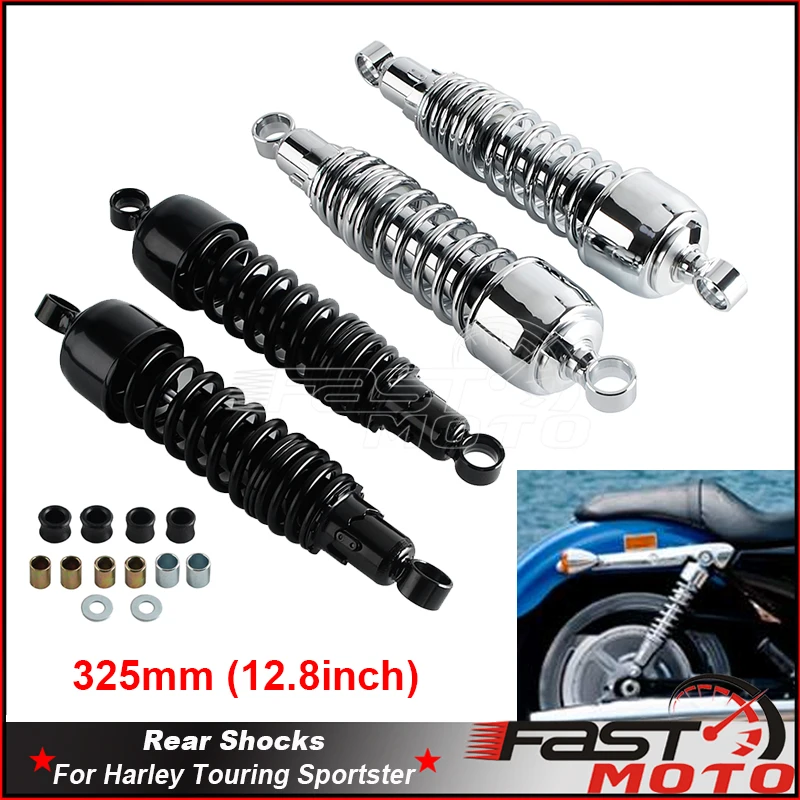 For Harley Touring Street Electra Glide Road King Sportster XL 1200 883 325mm 12.8in Motorcycle Rear Shock Absorber Suspension
For Harley Touring Street Electra Glide Road King Sportster XL 1200 883 325mm 12.8in Motorcycle Rear Shock Absorber Suspension