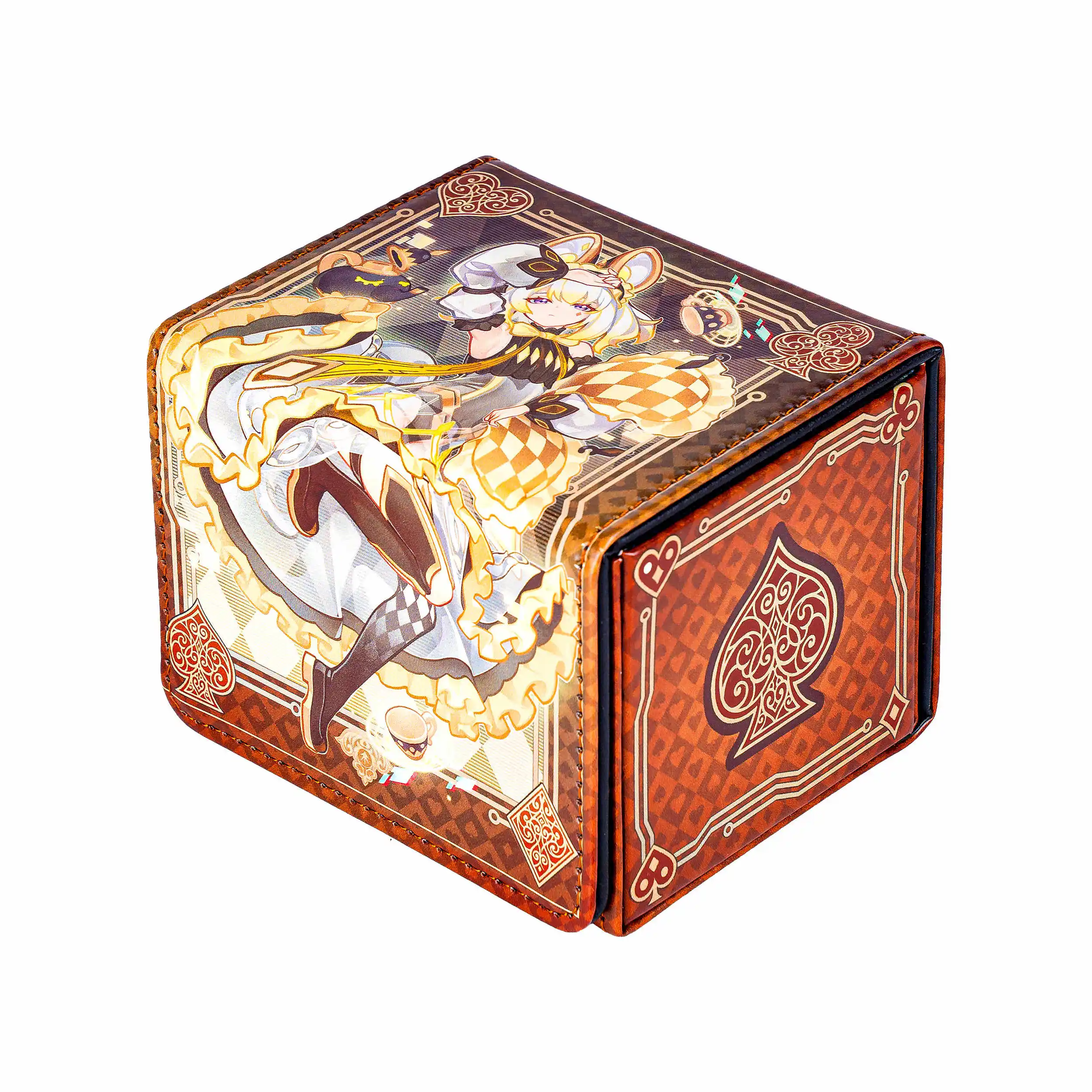 Сделай сам Ю-Ги-О! Maliss P Dormouse коробка для хранения карт Ws Opcg Ptcg Ygo кожаная коллекция карт защитная коробка аниме карты подарочные игрушки
Сделай сам Ю-Ги-О! Maliss P Dormouse коробка для хранения карт Ws Opcg Ptcg Ygo кожаная коллекция карт защитная коробка аниме карты подарочные игрушки