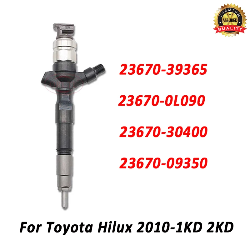 ORLTL 23670-39365 New Diesel Fuel Injector Nozzle 23670-0L090 23670-30400 23670-09350 for Toyota Hilux 1KD 2KD
ORLTL 23670-39365 New Diesel Fuel Injector Nozzle 23670-0L090 23670-30400 23670-09350 for Toyota Hilux 1KD 2KD