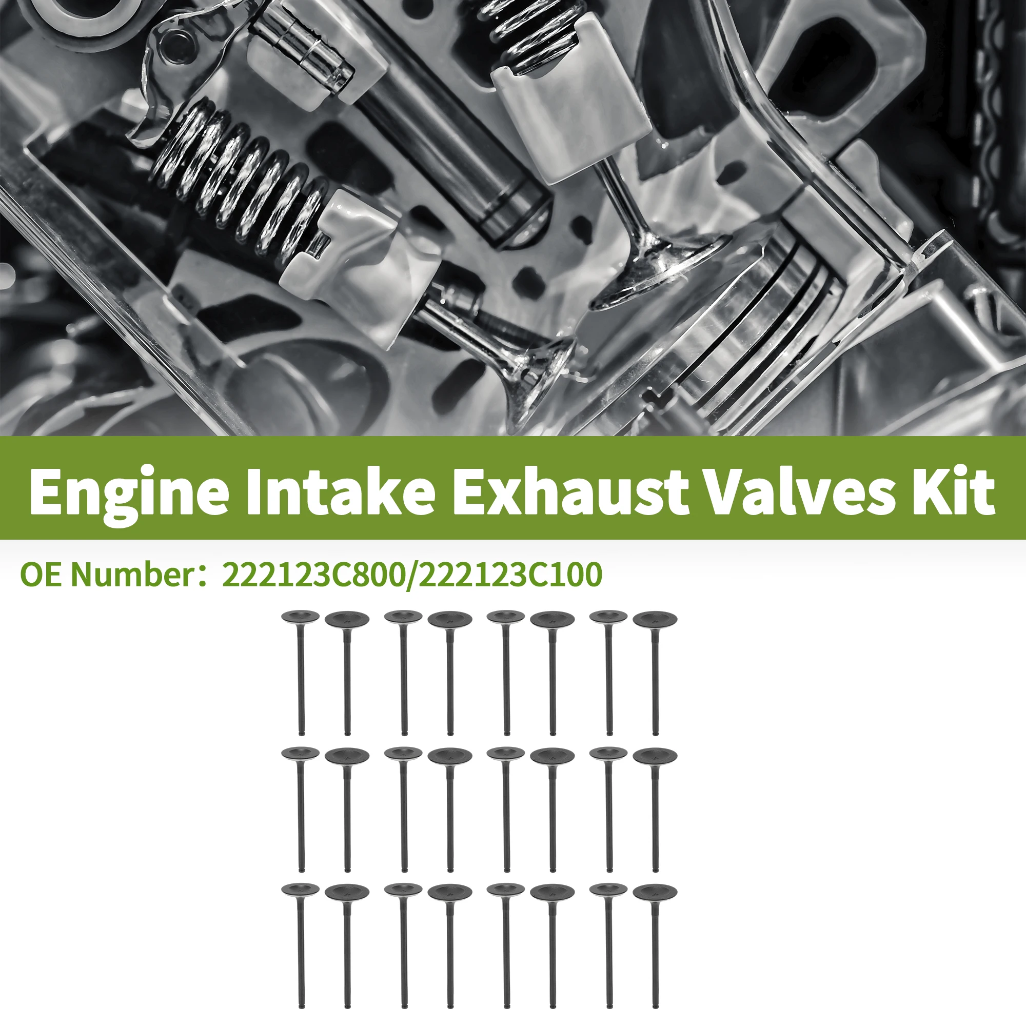 X Autohaux No.222123C800 Комплект впускных и выпускных клапанов двигателя для Hyundai Veracruz 3,8 1 комплект
X Autohaux No.222123C800 Комплект впускных и выпускных клапанов двигателя для Hyundai Veracruz 3,8 1 комплект