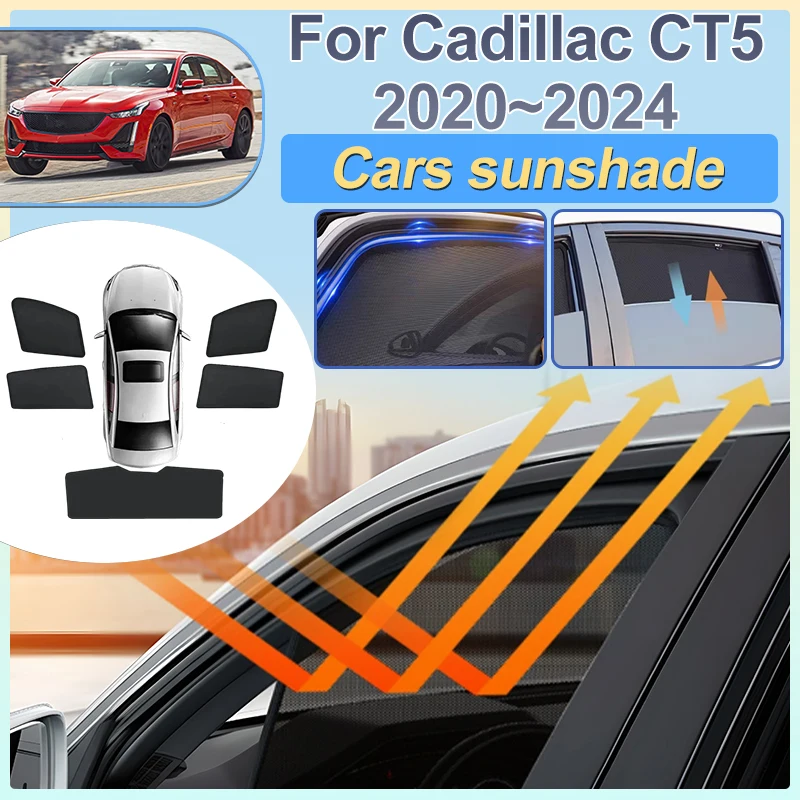 For Cadillac CT5 2021 2020 2022 2023 2024 Car Full Coverage Sunshade Net Mesh Front Rear Windshield Sun Visor Covers Accessories
For Cadillac CT5 2021 2020 2022 2023 2024 Car Full Coverage Sunshade Net Mesh Front Rear Windshield Sun Visor Covers Accessories